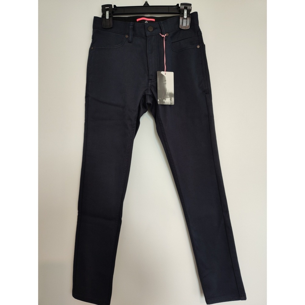 Rapha Womens Slim Cycling Jeans Indigo Blue Cotton Nylon Stretch 28W 30L NEW